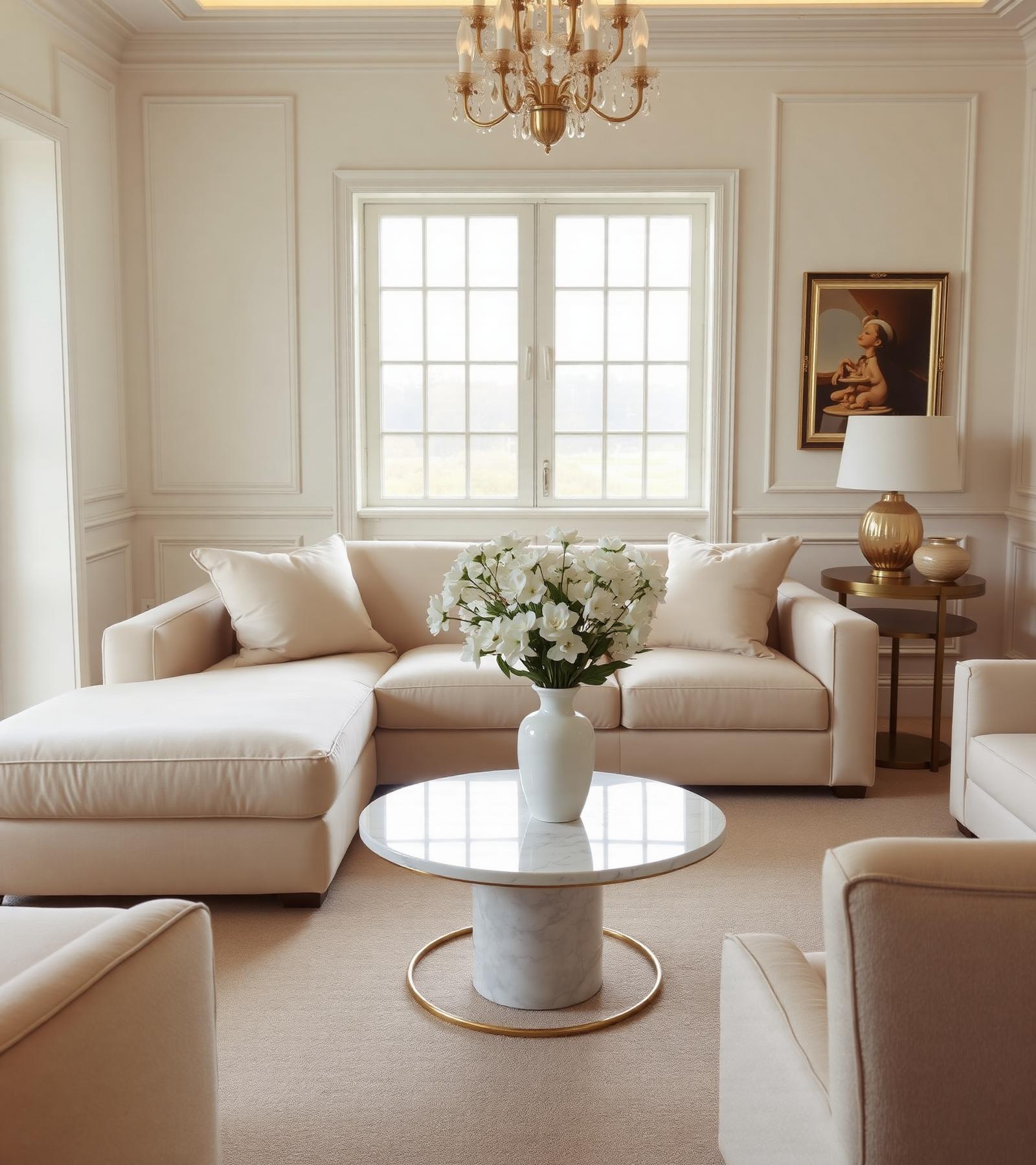 Timeless luxury interior styled by ChateauxByFlossie